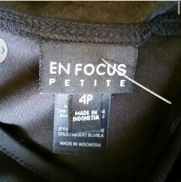 NWT Enfocus Mesh Top Petite Sheath Dress Size 4P - Picture 4 of 5